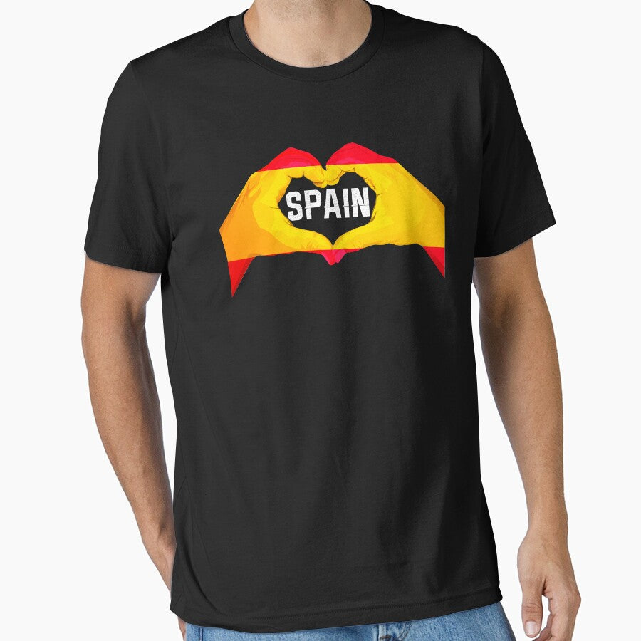 Spanish Flag Heart Spain by MagicBoutique