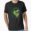Brazil Brazil Football Soccer Fan Brazilian Patriot Heart by SofenArt