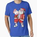 Santa Playing Football Father Christmas France Flag Kids, Mens, Womens. by pipsmerch