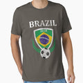 Brazil Soccer Shirt for Russia 2018 by SacCityThreads