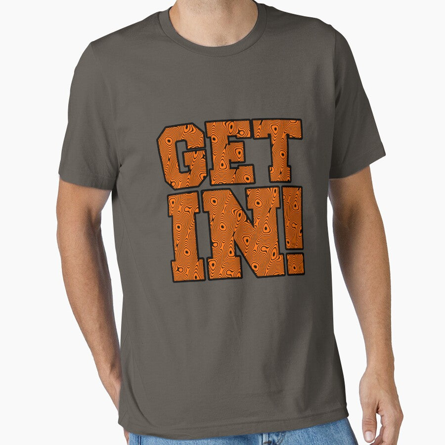 Get In! Tiger Stripe Swirl by HandDrawnTees
