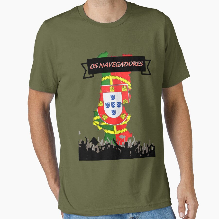 Portugal Football Fans - Os Navegadores - Portuguese Pride Soccer Design by TheWorldGameStudio