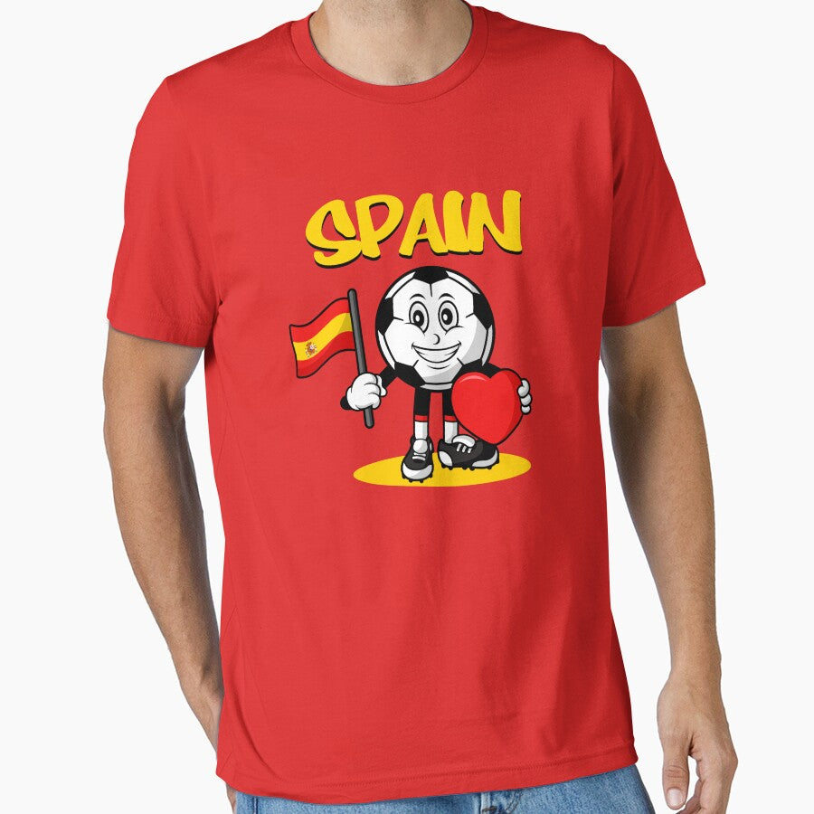 Cute Spain Football Lover Design by Salukeart