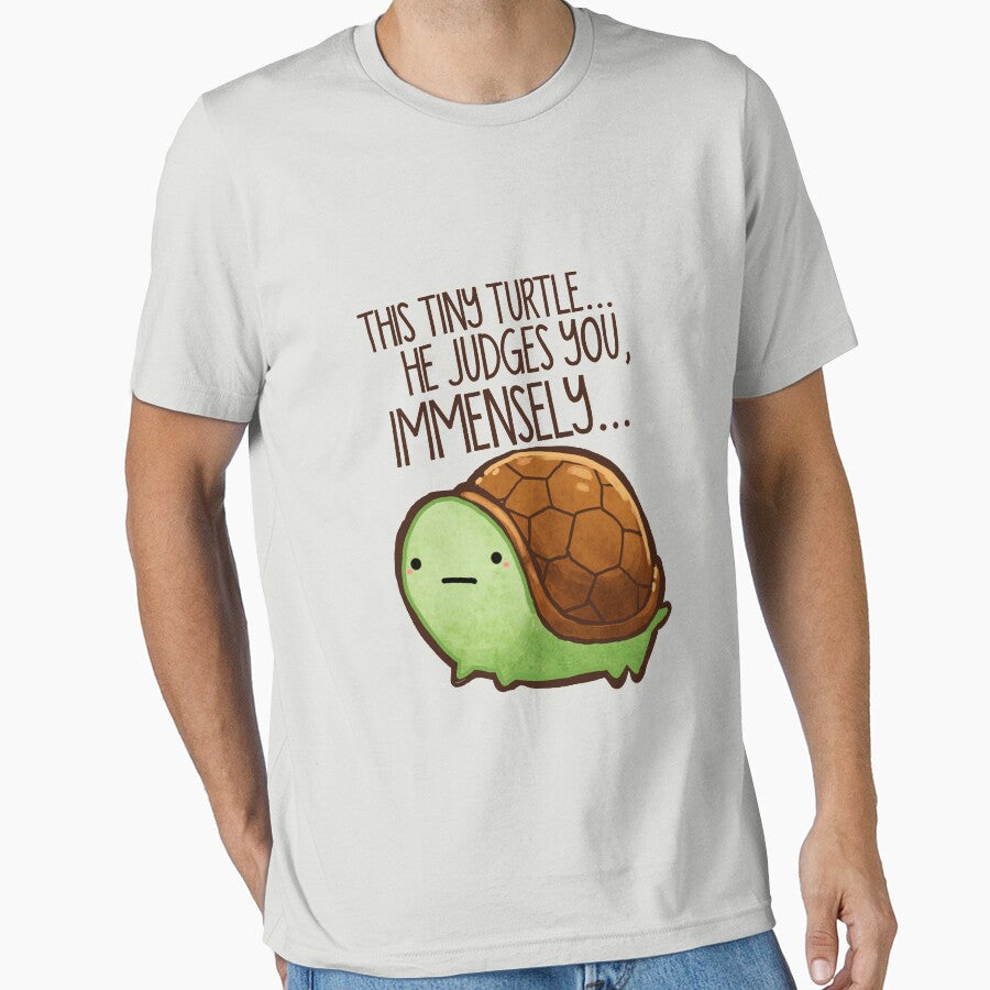 This turtle.. he judges you. by michelledraws