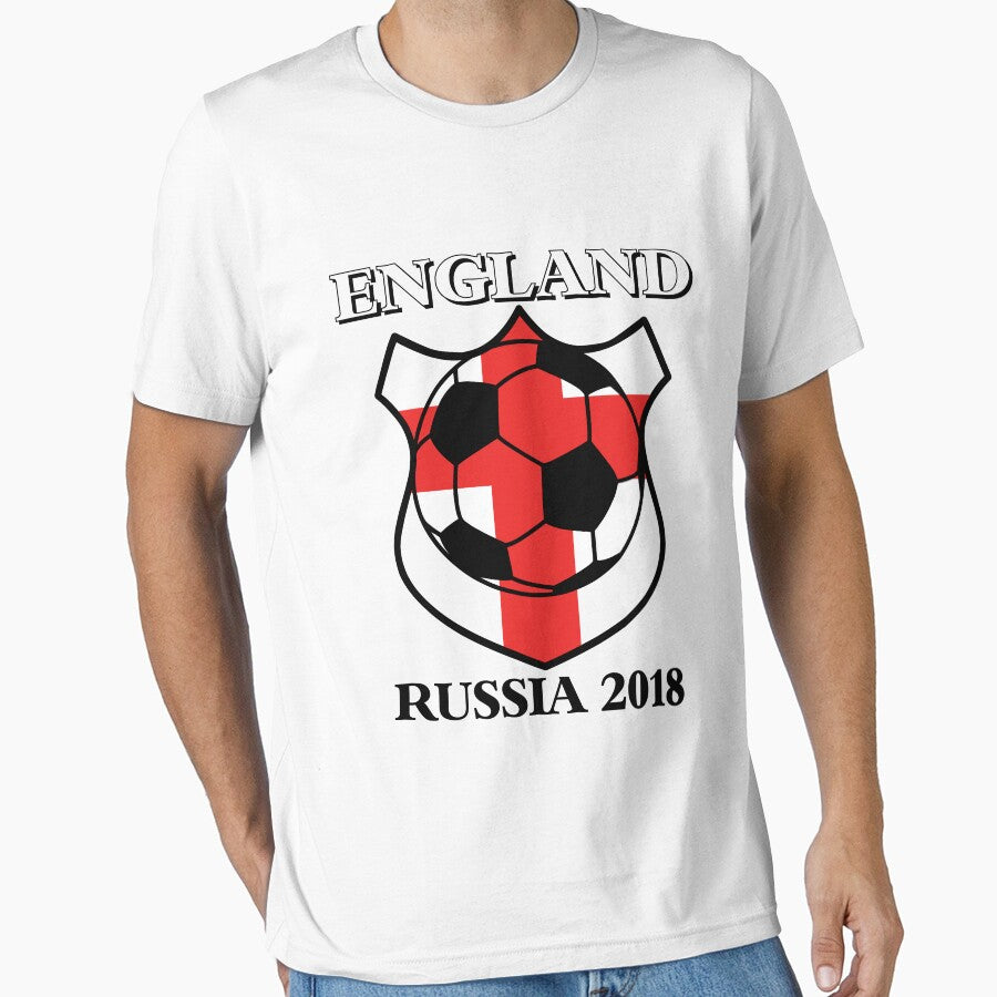 England 2018 World Cup Russia football supporters t-shirt by T-Shirt-Shop