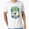 Brazil Vintage Soccer Badge - Joga Bonito 5 Stars by Tee Nook