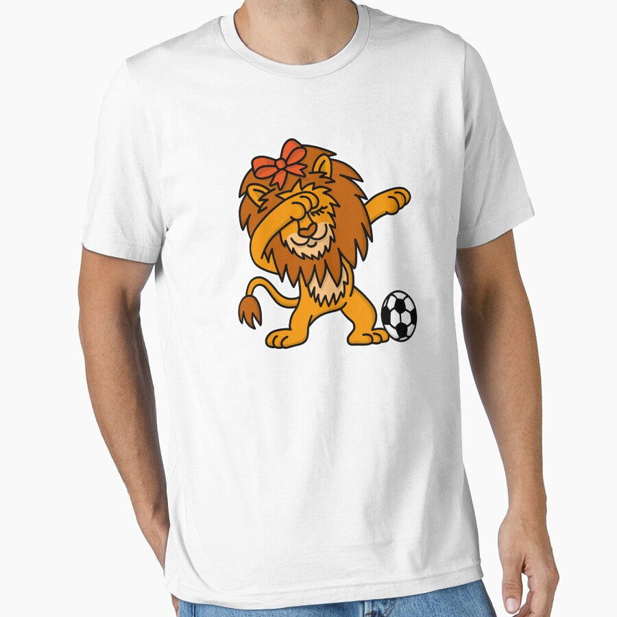 Dab Dabbing Lion Dutch women's Football Netherlands Orange vrouwenvoetbal by LaundryFactory