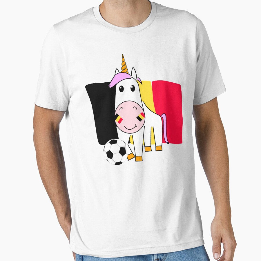 Unicorn Violetta plays football for Belgium by peter2art