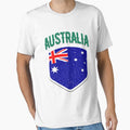 Australia National Flag World Sport Stadium Fans T Shirt Supporter Jersey Football Cup TShirt by screenworks
