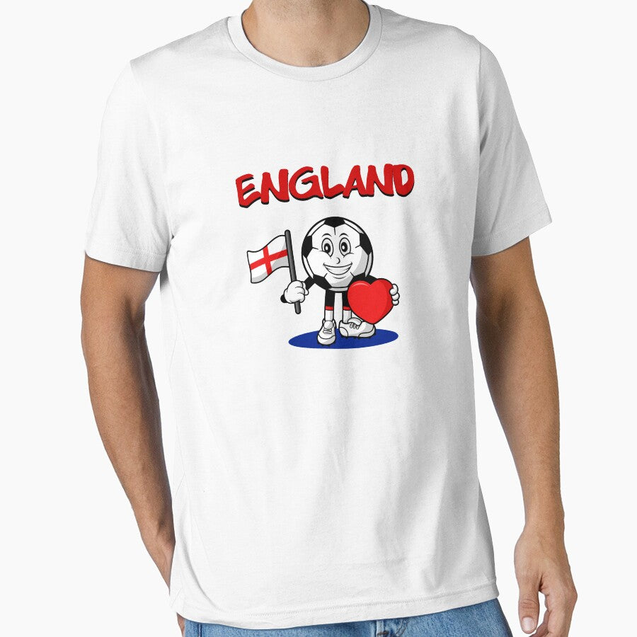 Cute England Football Lover Design by Salukeart