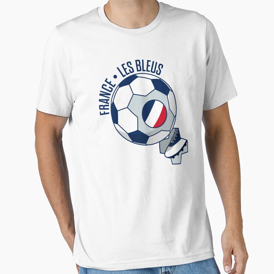 Les Bleus - France - French Flag Soccer / Football Fan by ClickForMore
