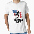 Soccer Dad Cool Soccer Family USA American Flag by DarioRosales