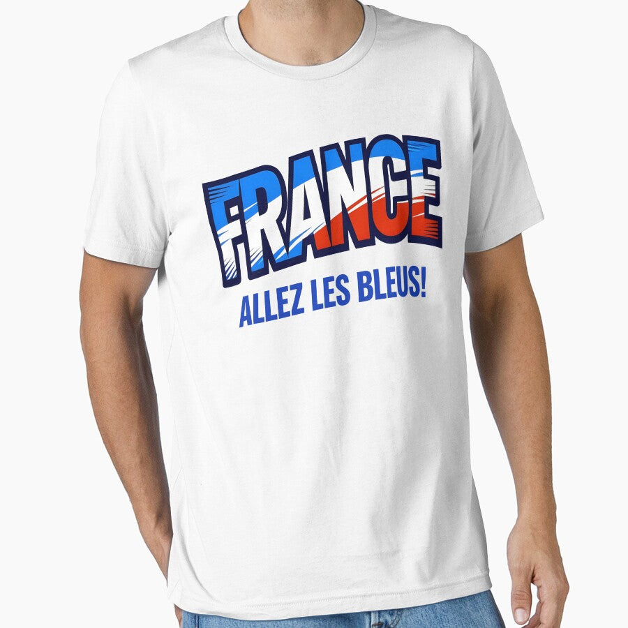 France Allez Les Bleus French Soccer Fan Supporter by jinajinawoodood