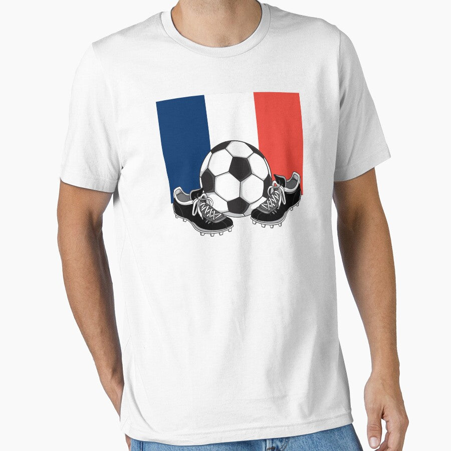 FOOTBALL FRANCE SOCCER FRENCH FLAG by SportsT-Shirts
