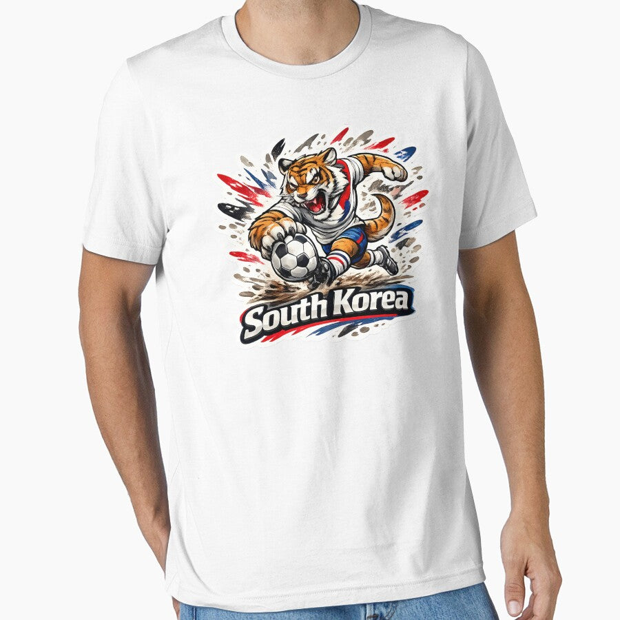 South Korea Tiger Soccer Mascot by Ambroa Stuff