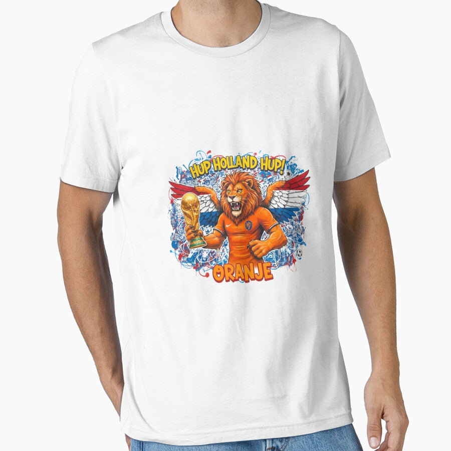 Hup Holland Hup! Roaring Oranje Lion World Cup Champion Design by Inkwell grove