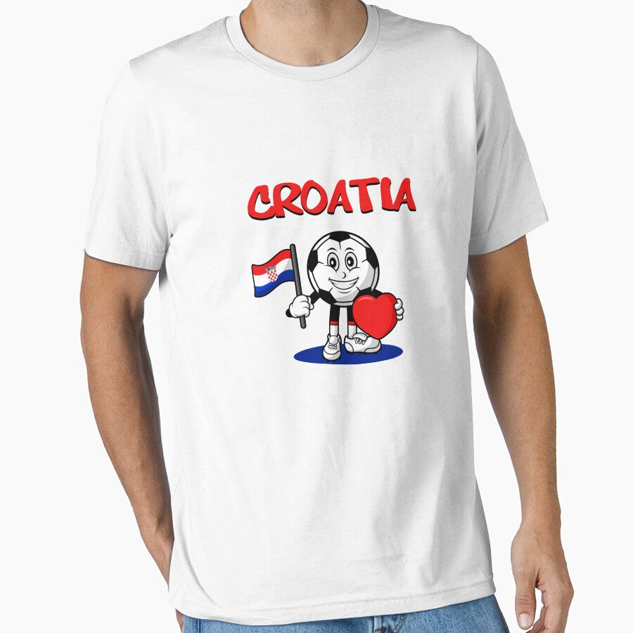 Cute Croatia Football Lover Design by Salukeart