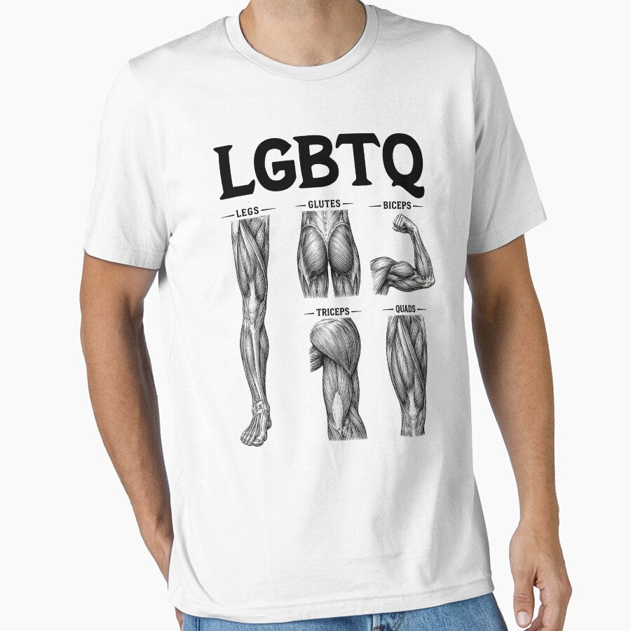 LGBTQ Legs Glutes Biceps Triceps Quads Workout Gym Lover by issan-exe