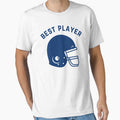 Best Player Football Helmet Essential T Shirt Hoodie, Sweatshirt | PureTeeCo.com