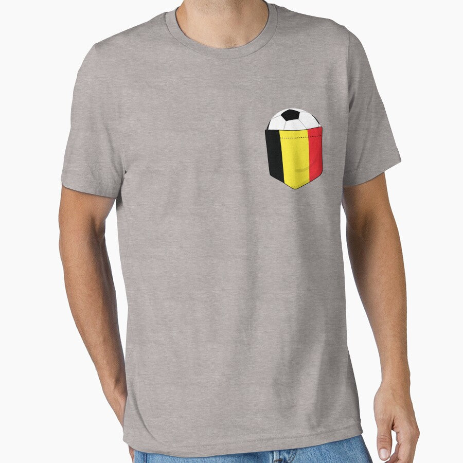 Football Belgium in the breast pocket by peter2art