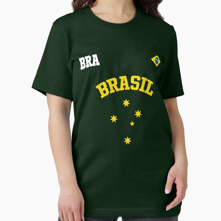 Brazil Art Brasil 2022 Retro Cruzeiro do Sul National Flag of Brazil by MrEddie10