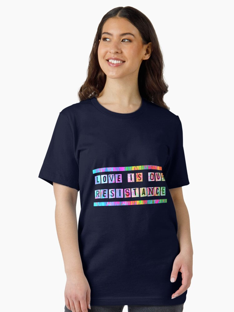 Love Is Our Resistance Essential T-Shirt Hoodie, Sweatshirt | PureTeeCo.com (Image 2)
