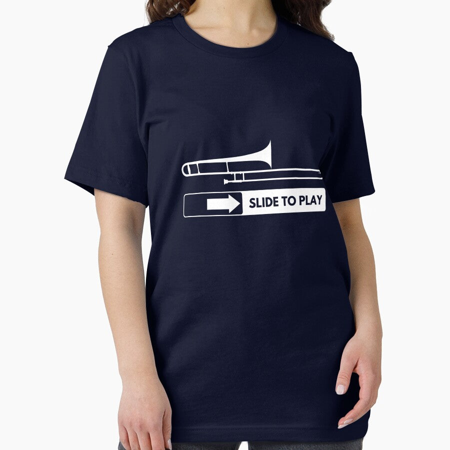 Funny Trombone Gift Jazz Music Slide to play Marching Band Shirt Kids Trombone by CCey
