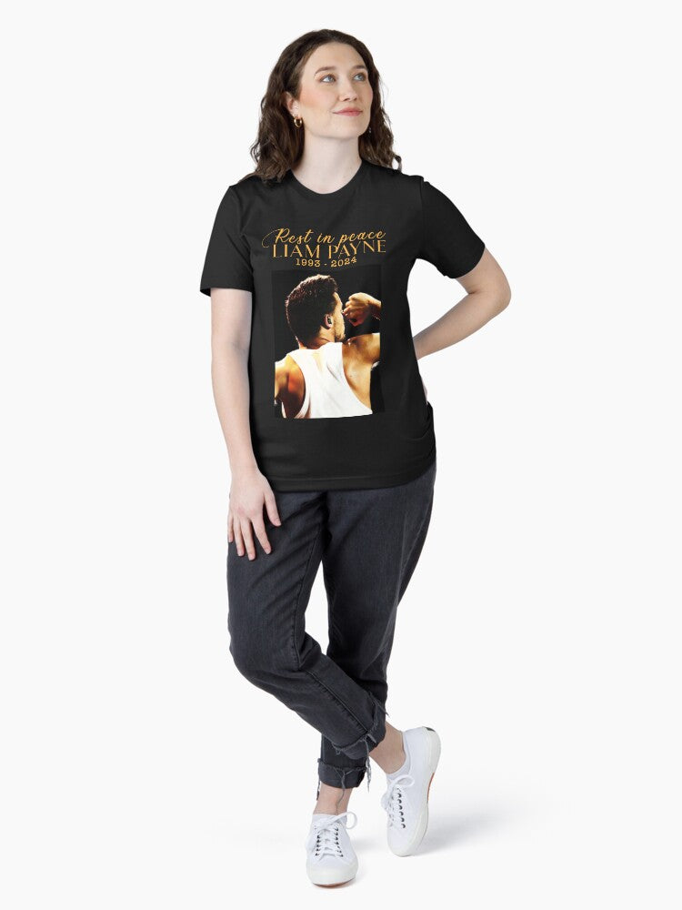 rest in peace liam vintage Essential T-Shirt Hoodie, Sweatshirt | PureTeeCo.com (Image 4)