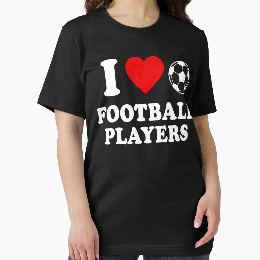 I Love Football Players Funny Soccer Lover Gift by will freed18