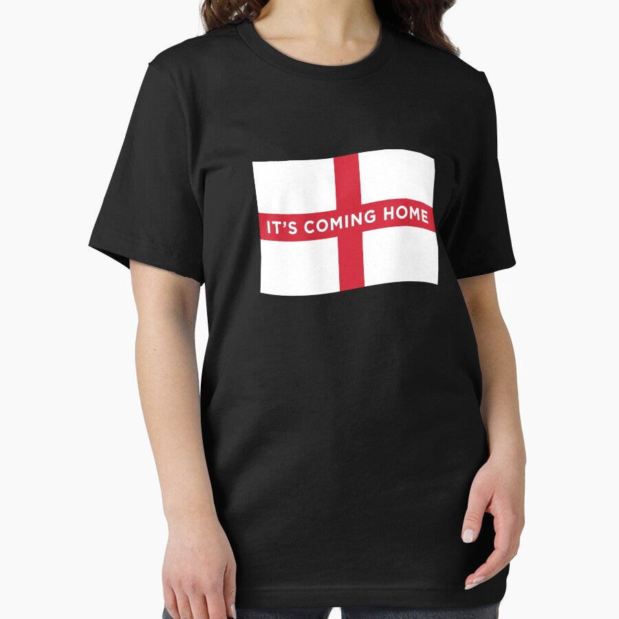 It's Coming Home England Wave Flag (On Black) by STUDIO-72
