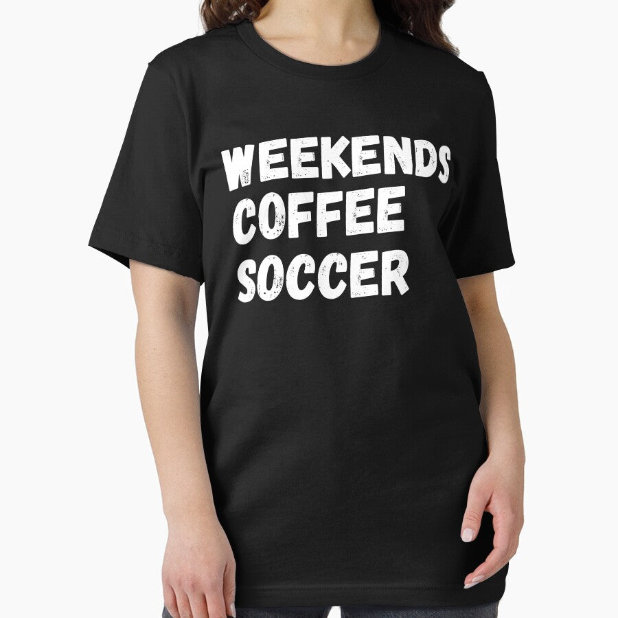 Weekends Coffee Soccer - Cute Quote for Soccer Mom, Coffee Lover and Soccer Coach by GoldyFoWaves