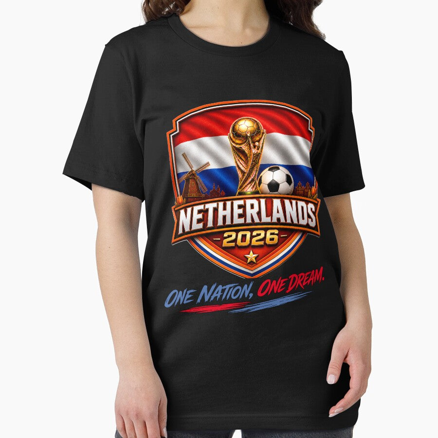 Netherlands Football 2026 Fan Crest | Dutch Soccer Hup Holland Hup by Huddy-clothes