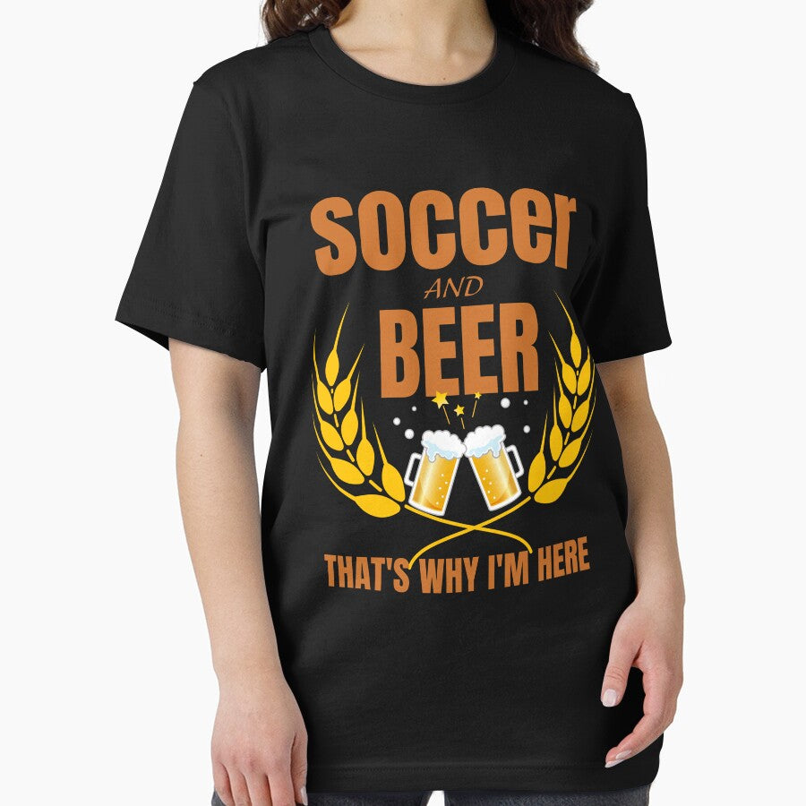 Soccer and beer that's why I'm here by Azrou shop