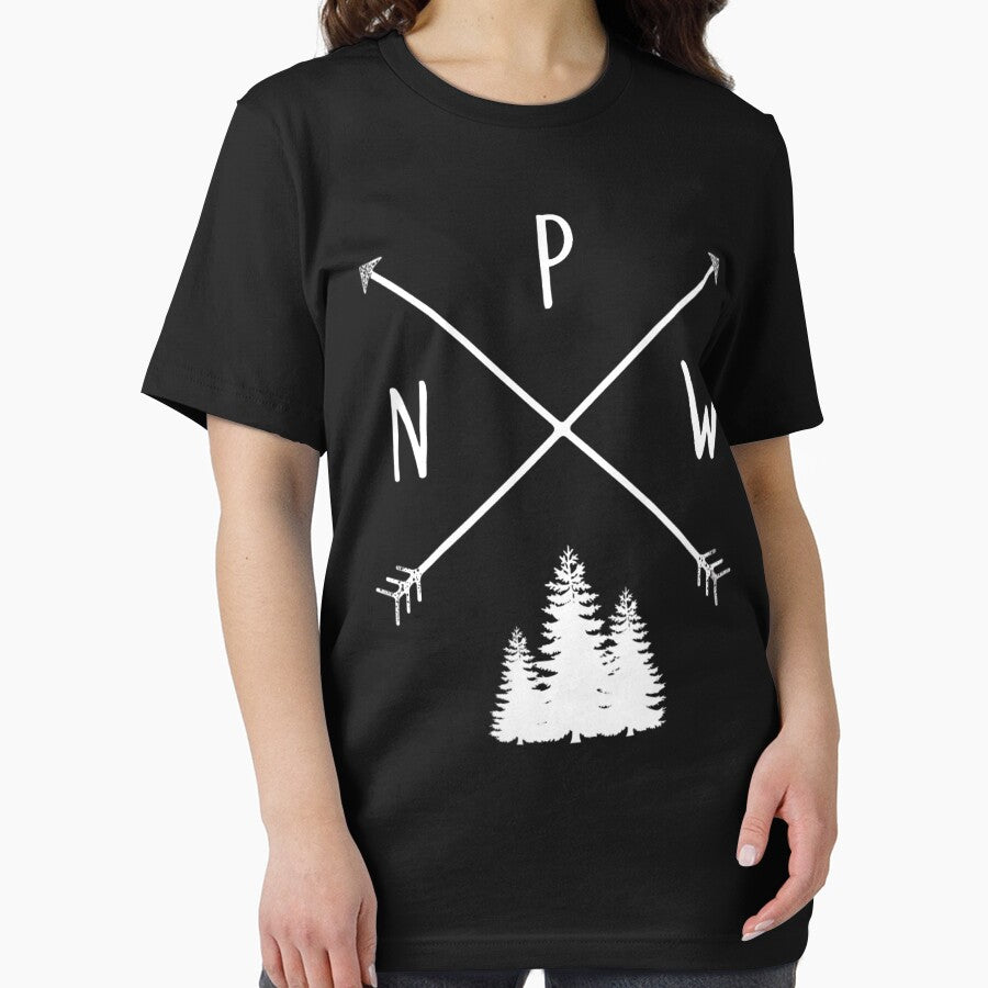 Womens Pine Trees Pacific Northwest PNW with Arrows Gift For Men and Women, Gift Halloween Day, Thanksgiving, Christmas Day by AprilGross