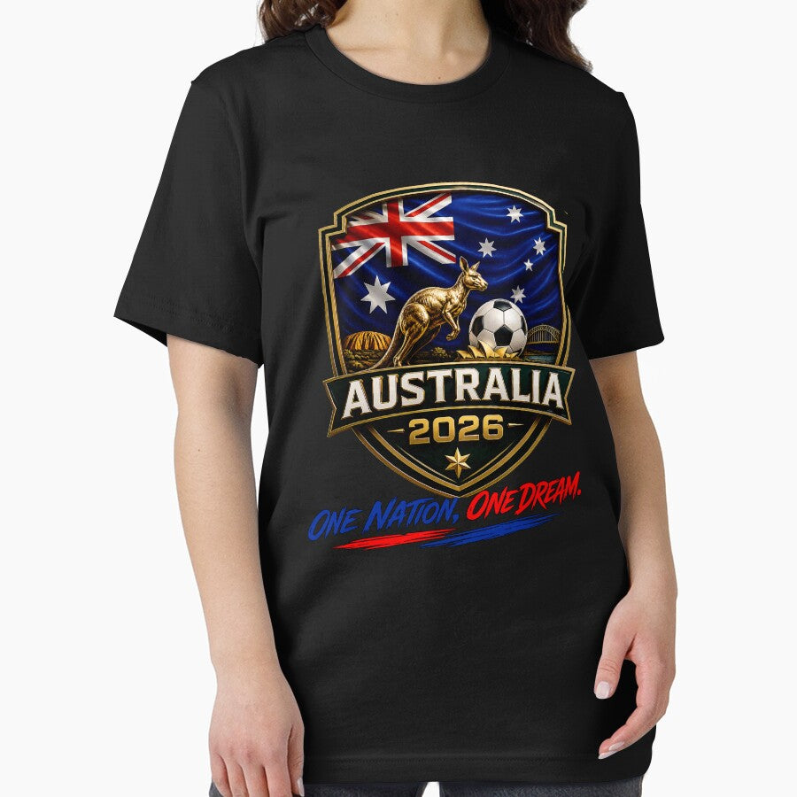 Australia Football 2026 Shirt | Aussie Aussie Aussie Oi Oi Oi | Australia Football Pride | Australian Soccer Fan Shirt by Huddy-clothes