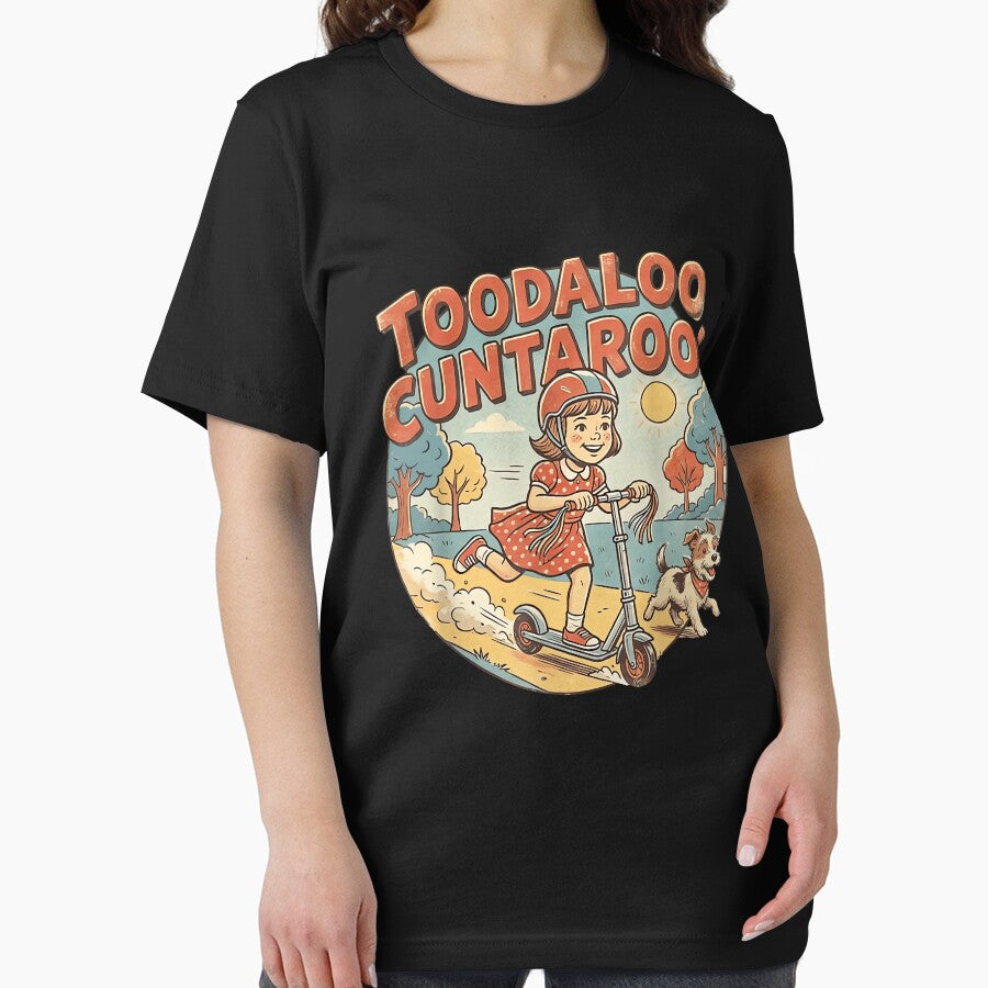 Toodaloo Cuntaroos Sarcastic Funny Retro Goodbye Graphic by RDGNR