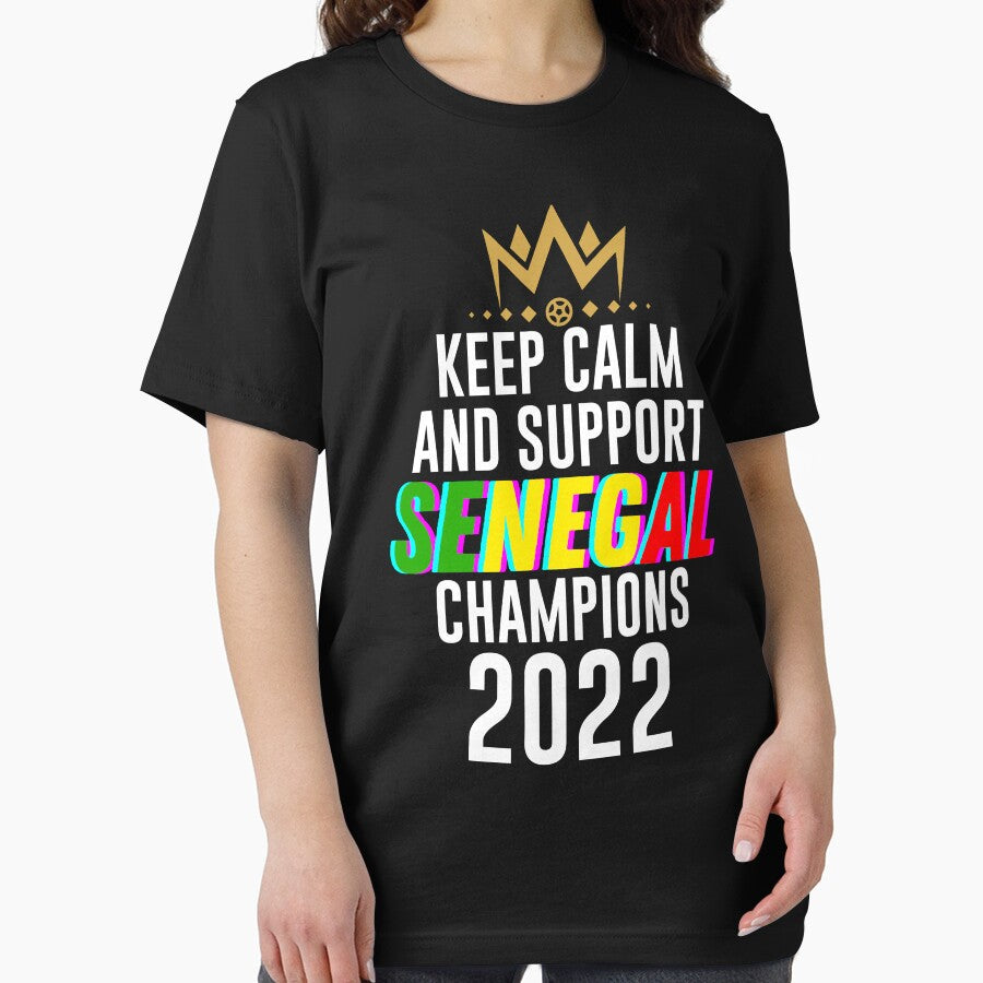 Keep calm and support senegal | senegal team 2022 champions | senegal lover supporter champions 2022 by wear4gamers
