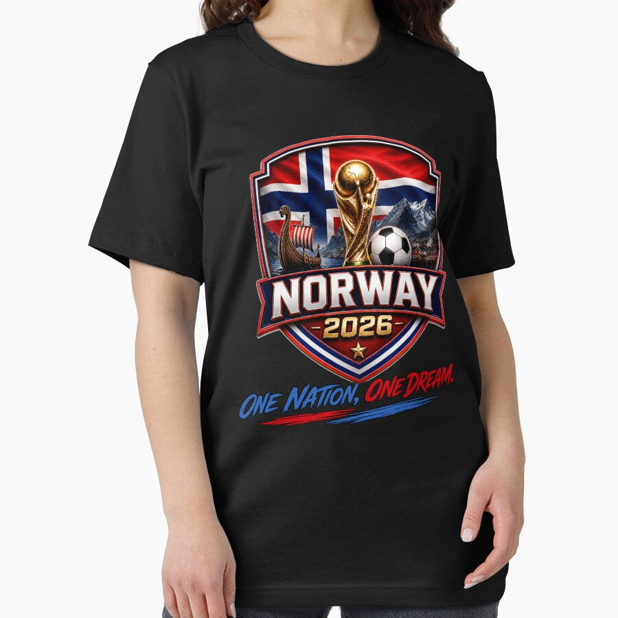 Norway 2026 Football  | Heia Norge | Norway Football Pride | Norwegian Fan Tee by Huddy-clothes