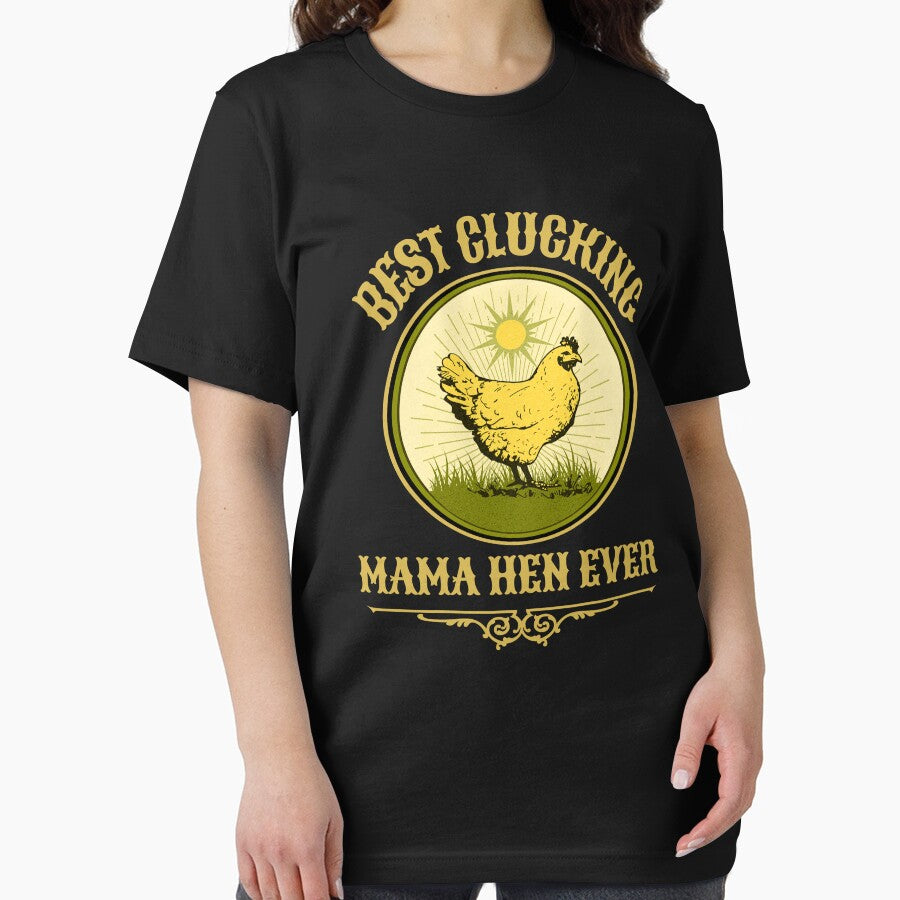 Best Clucking Mama Hen Ever Funny Mothers Day Pun Country Farm Gift by Bad Kitty Designz