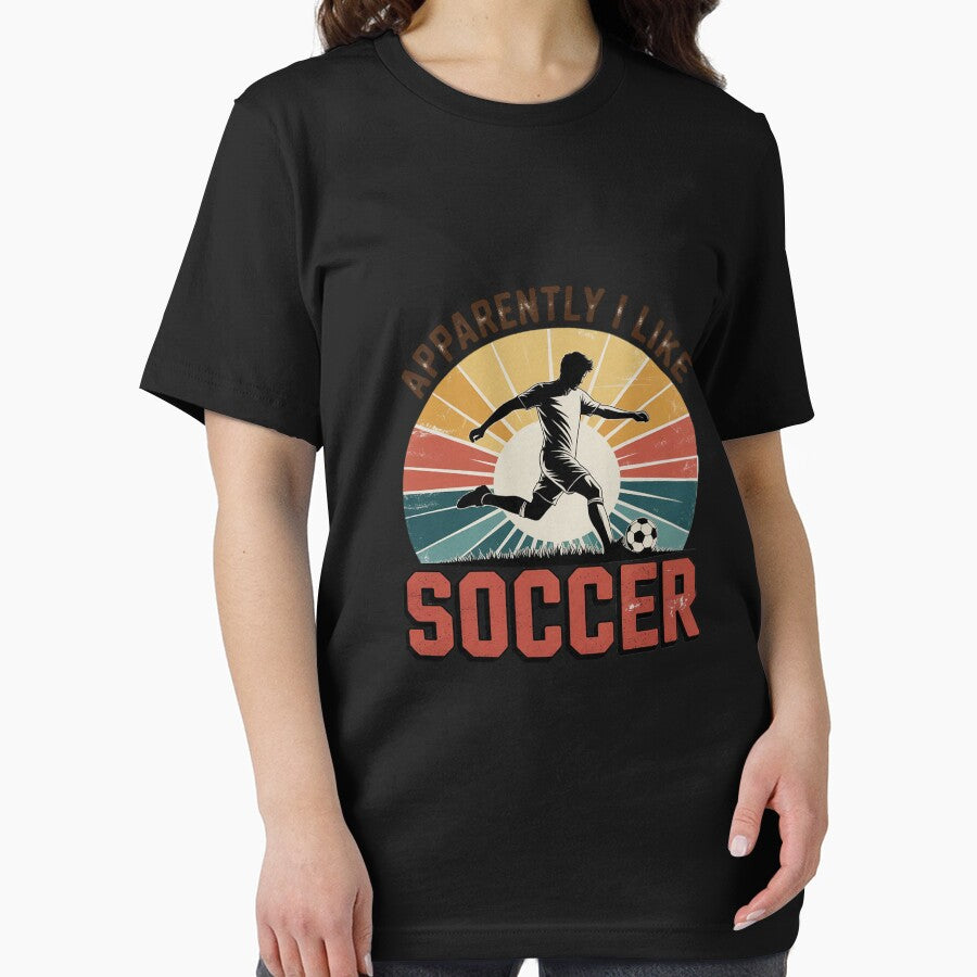 Apparently I Like Soccer Season Funny Game Day by LinlinsDemons
