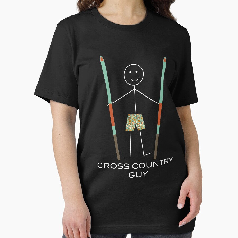 Funny Mens Cross Country Ski Guy by whyitsme