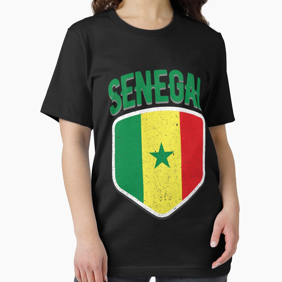 Senegal National Flag World Sport Fan T Shirt Supporter Jersey Football Cup Tshirt Essential by laureljusjv