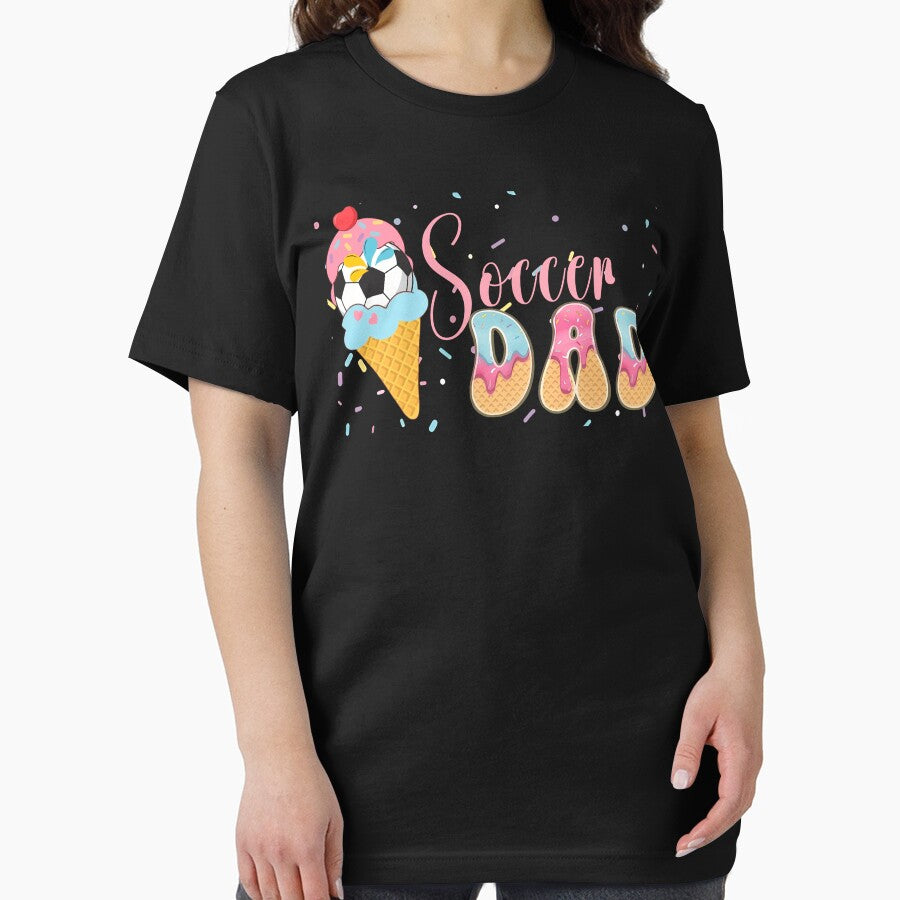 Cute Soccer Dad Ice Cream Graphic by LarryMBrown