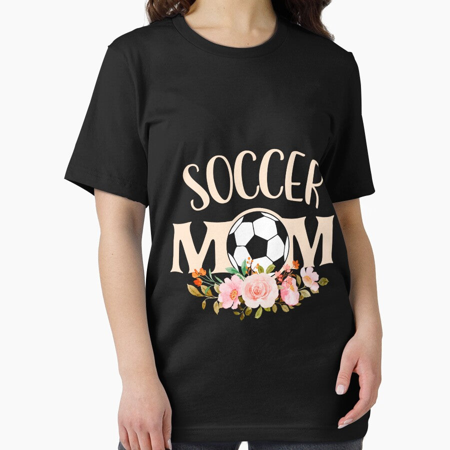 Cute Soccer Mom Floral Beuauty Gift For Women Teen Girls Kid Soccer Lover Costume by sheamgjirij