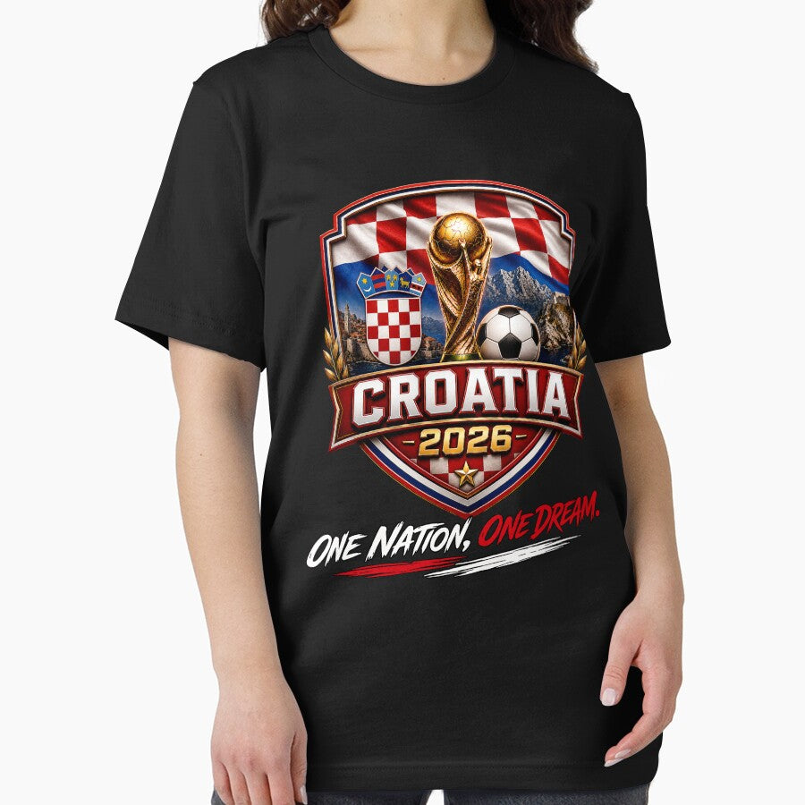 Croatia 2026 Football Supporter | U Boj U Boj Hrvatska | Croatia Football Pride | Croatian Soccer Fan Shirt by Huddy-clothes