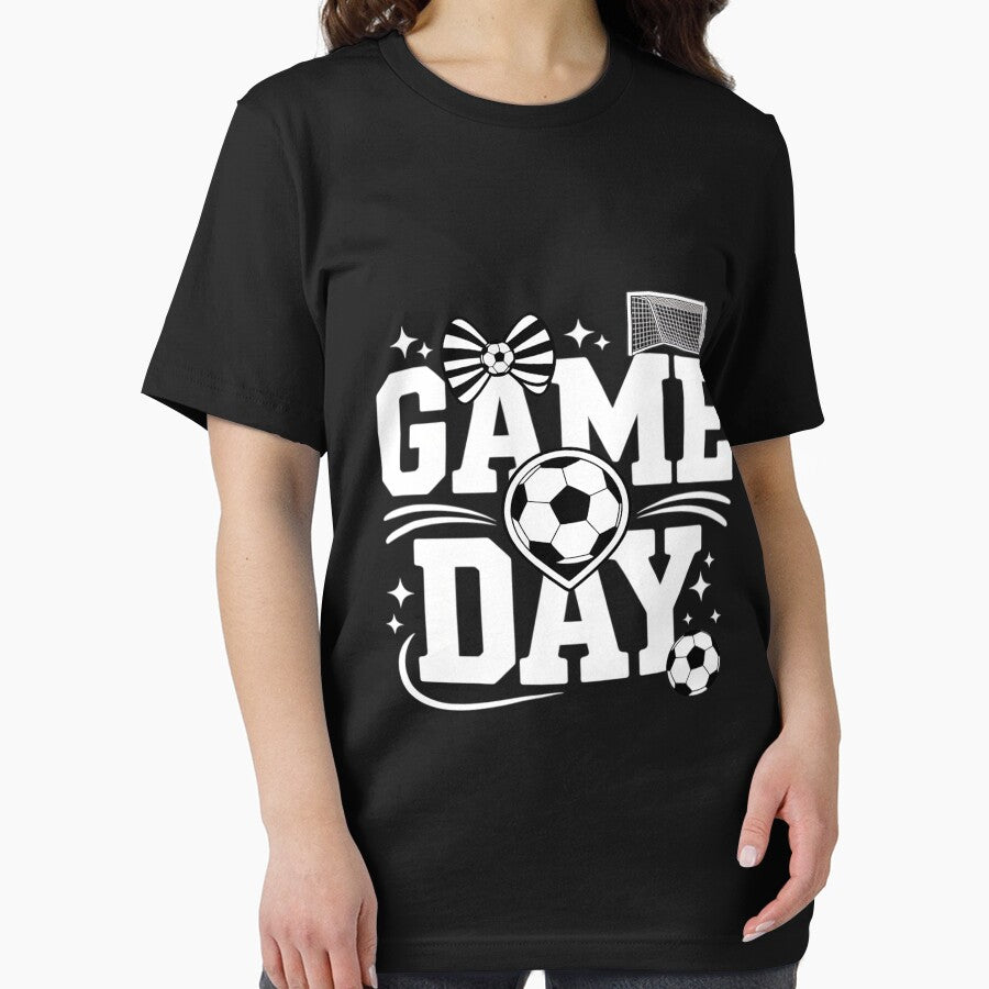 Soccer Game Day Coquette Bow Soccer Cheer Mama by teltvitossuilea