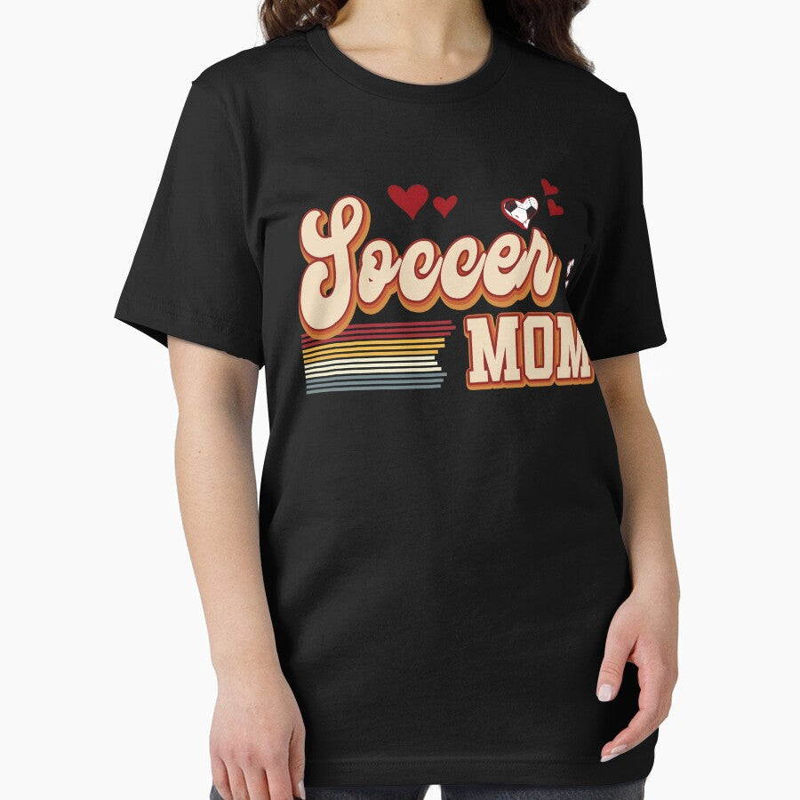 Vintage Soccer Mom Retro Hearts by LashondaGreen89