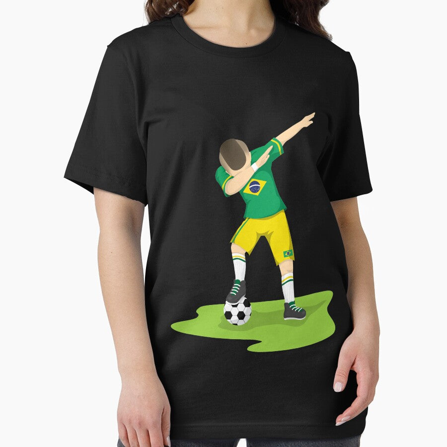 Dabbing Brazilian Soccer | soccer player gift | soccer coach gift | team soccer gifts | soccer gifts for her | soccer shirts | soccer gift ideas | futbol | soccer shirts for girls by Kreature Look