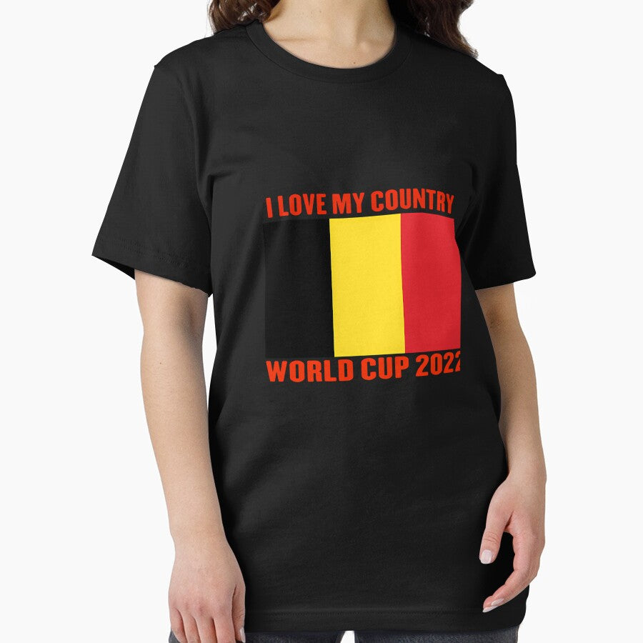 I Love My Country Belgium World Cup 2022 by DanishDesignCo