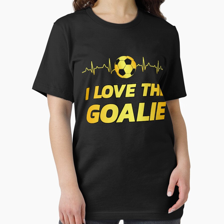 i love the goalie | soccer player gift | soccer coach gift | team soccer gifts | soccer gifts for him | soccer shirts | soccer gift ideas | futbol | soccer shirts for her by Kreature Look